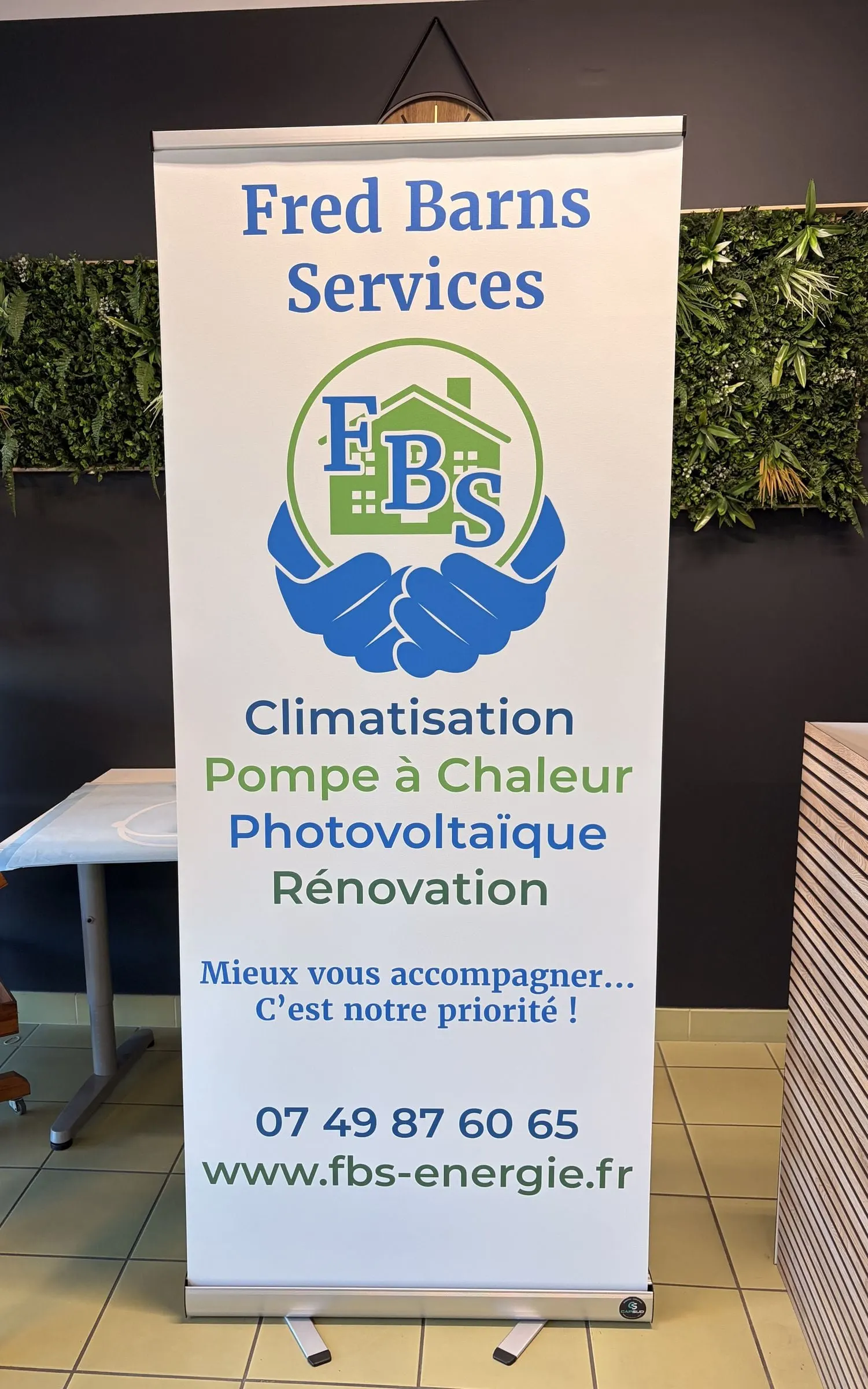 Roll-up de présentation de services